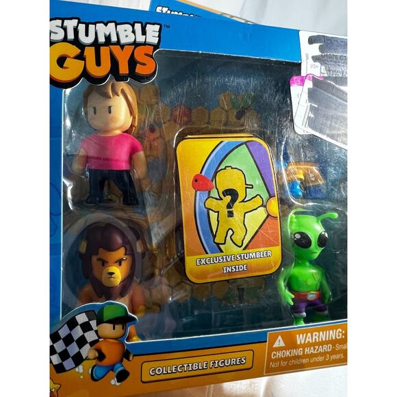 Stumble Guys Set 5 Action Figures Mystery Stumbler Leonidas Alien Megalodon Ms. - Picture 6 of 16